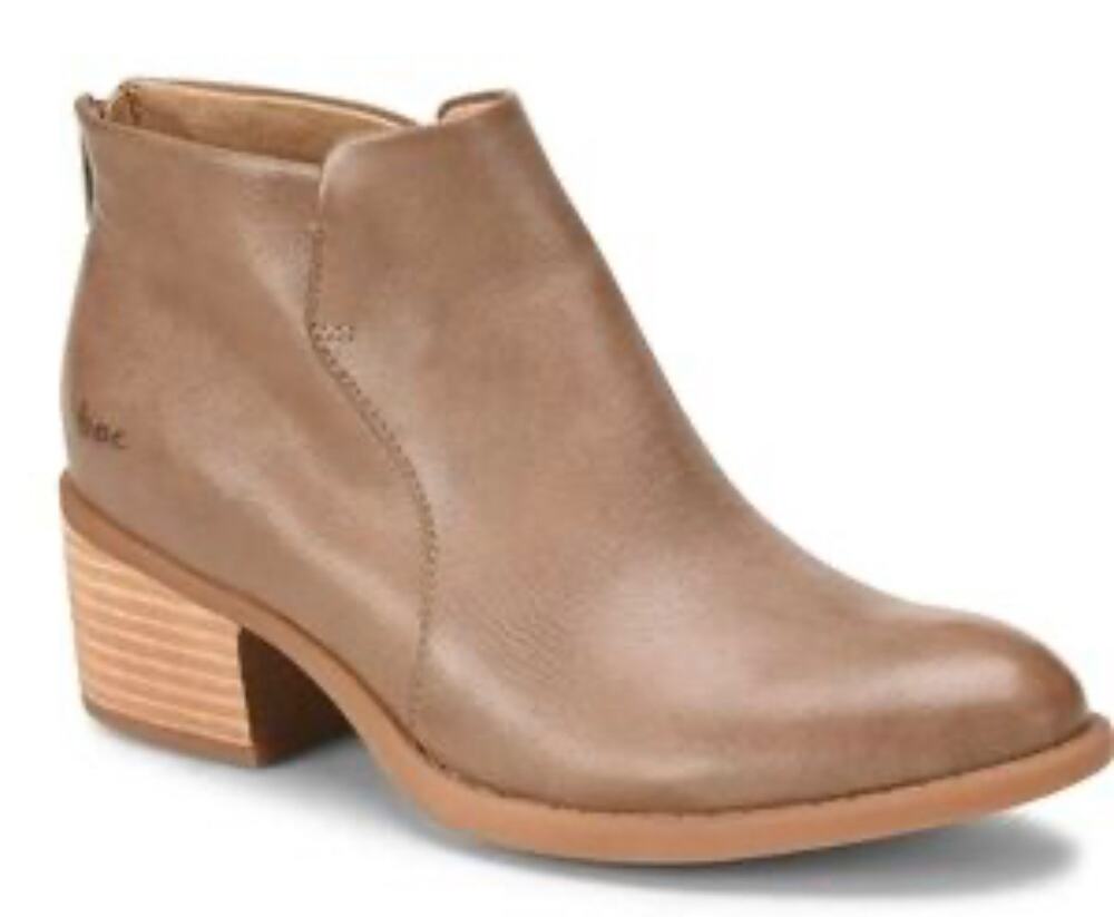 BOC Born Concept 'Bushney' Women's 10 Tan Leather Comfort Ankle Boot